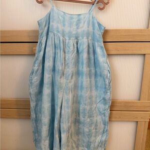 Janie and Jack Sky Blue Jumpsuit